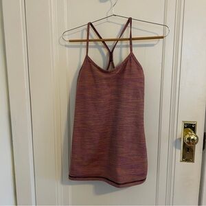 NWOT Lulu Heathered Power Y Tank